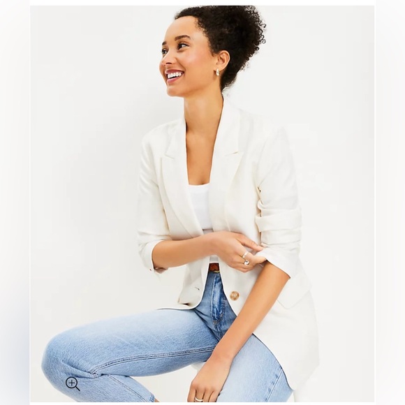 NWT LOFT Relaxed Modern Blazer, Small - Picture 2 of 9
